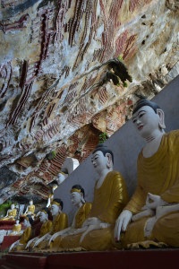 Three Gems: Budha. In Hpa An