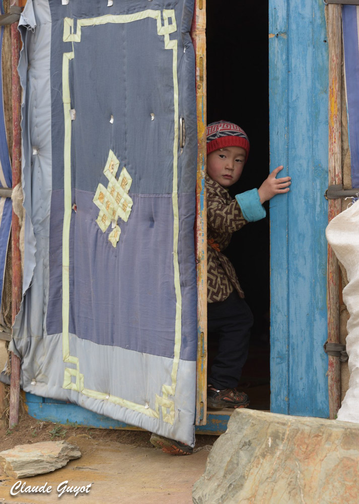 Nomadic young boy