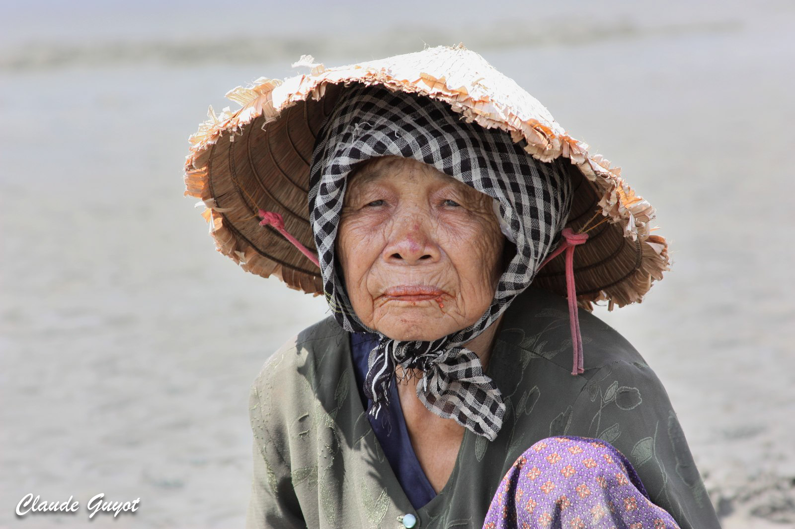 On the seashore, after fishing